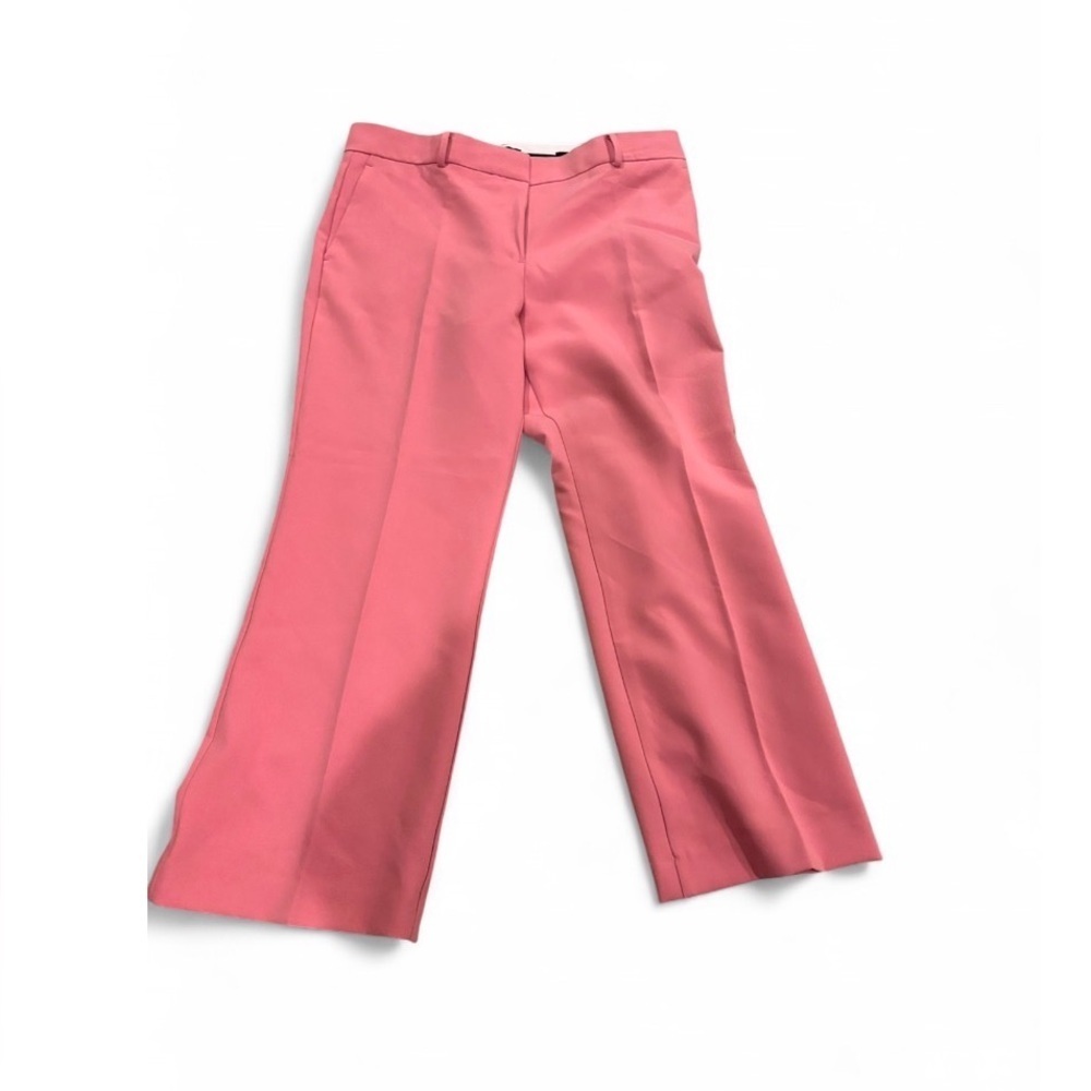 Ann Taylor Mauve Pink High Waisted Wide Leg Trouser Pants Petite 16P NWOT - Picture 2 of 10